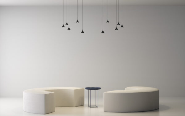 Schöne LED-Hängeleuchte Jewel Mono Axo Light Recyceltes Material