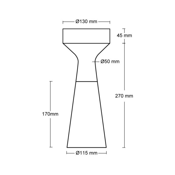 LED-Akku-Tischleuchte Lucera P IP65