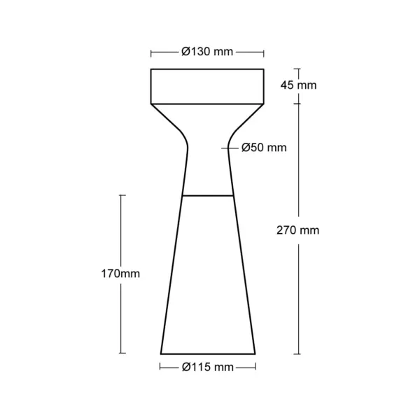 LED-Akku-Tischleuchte Lucera P IP65