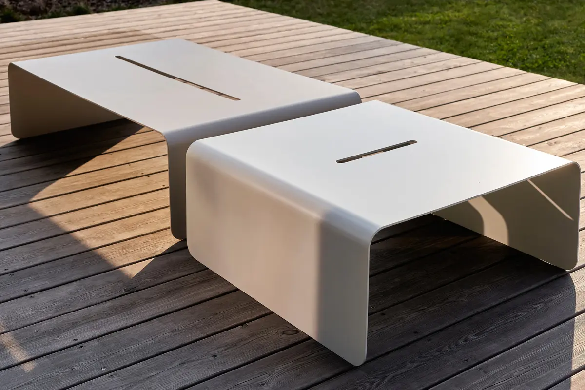 Moderner Outdoor- und Indoor-Tisch Coffee Heaven 90 – Bild 4