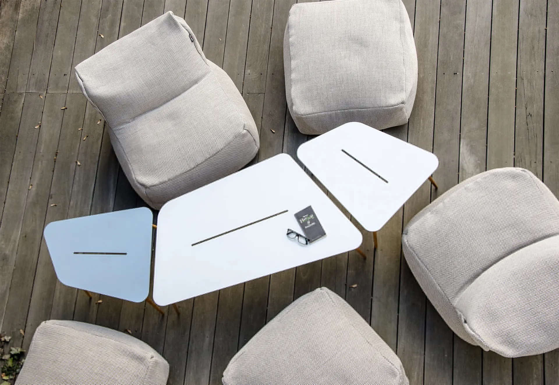 Designer modularer Tisch Run 63 Indoor - Outdoor – Bild 4