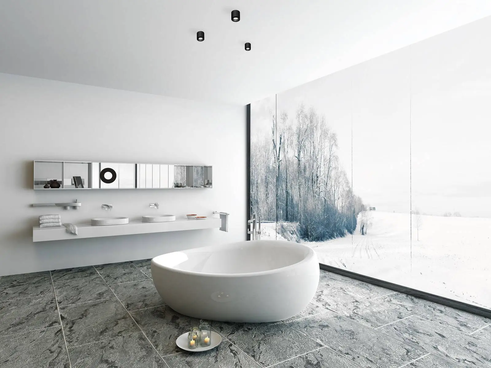 Modern Außendeckenstrahler FORM IP65 – Bild 2