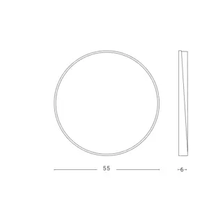 Elegante Led Wand-Deckenleuchte Loola Zava – Bild 6