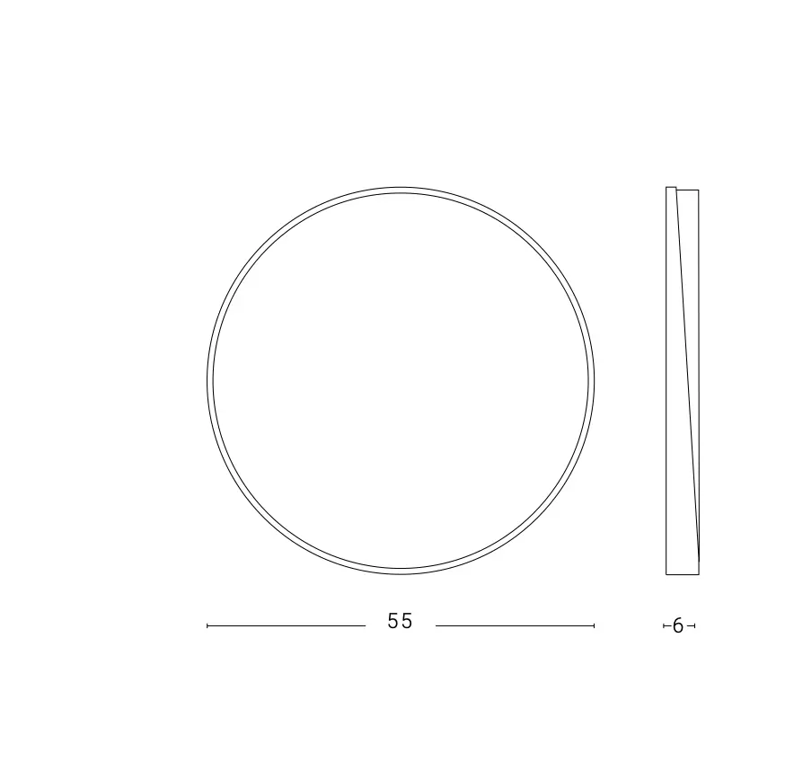 Elegante Led Wand-Deckenleuchte Loola Zava – Bild 6