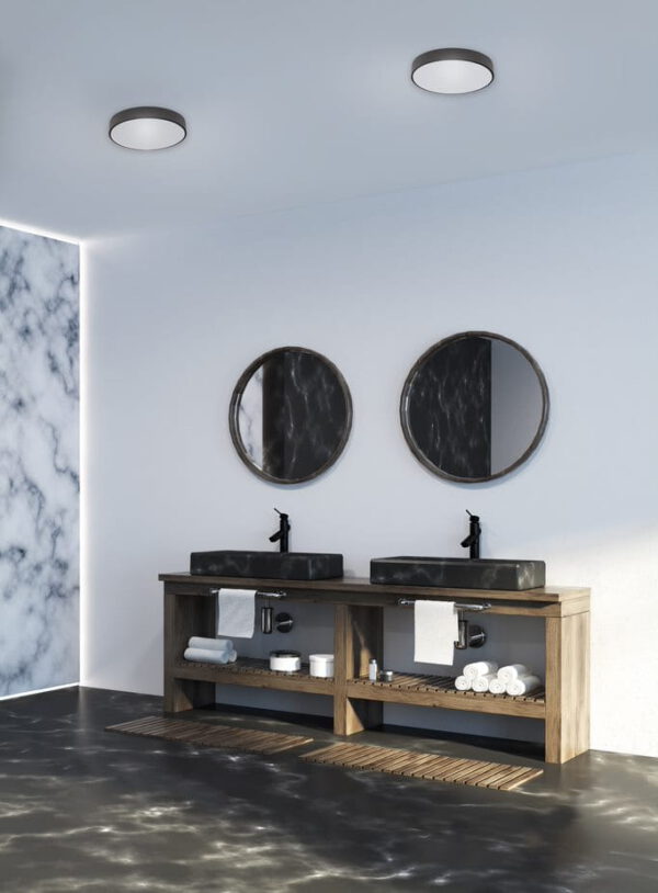 Klassische LED-Deckenleuchte Roundy IP54