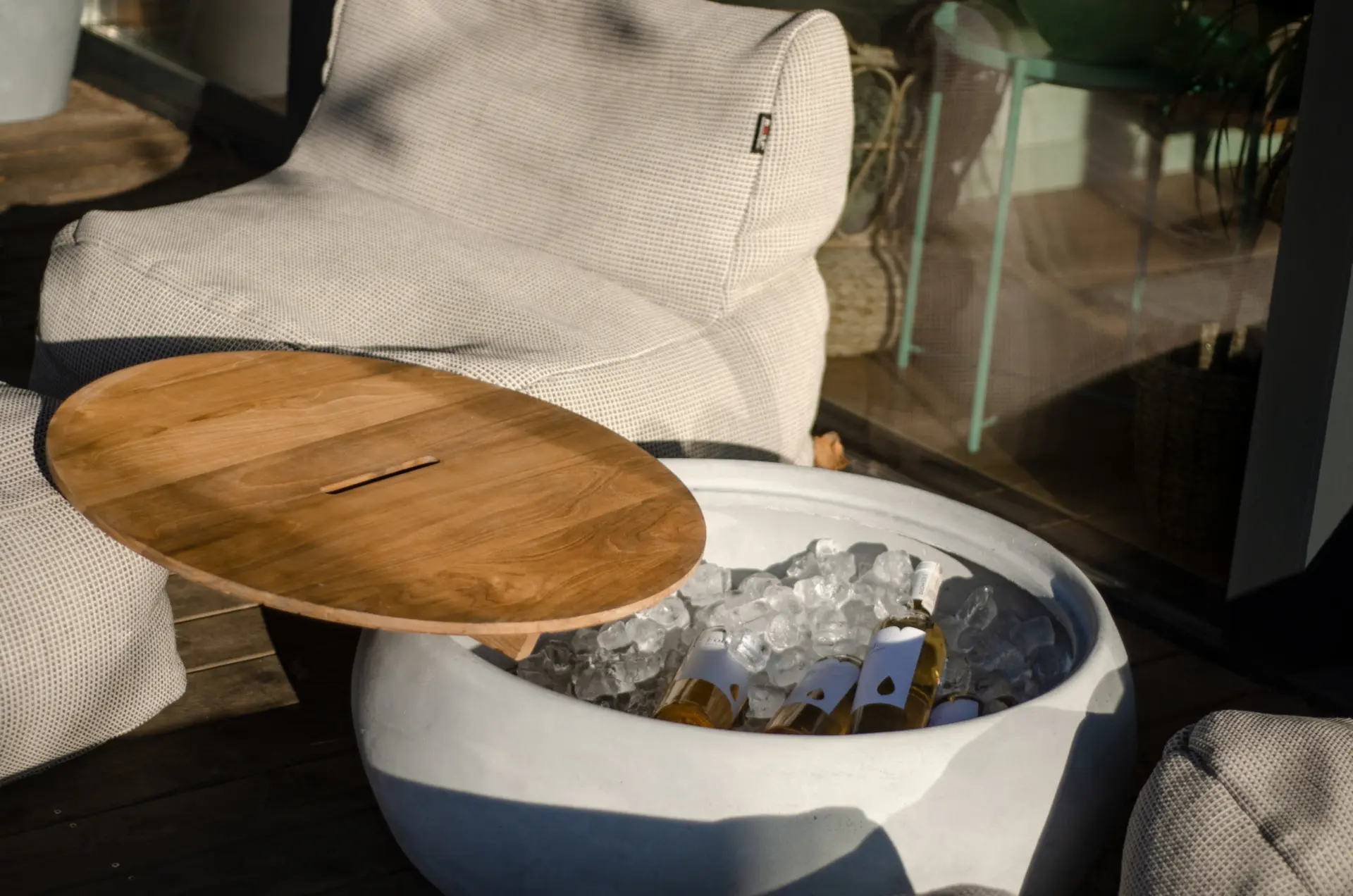 Beton-Gartentisch Pilo Indoor - Outdoor – Bild 3