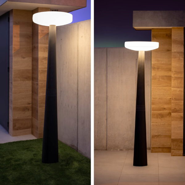 Moderne Steh-Solarlampe Paquita Farola  Newgarden
