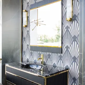 Schöne Wandleuchte Florence im art déco Stil – Bild 8