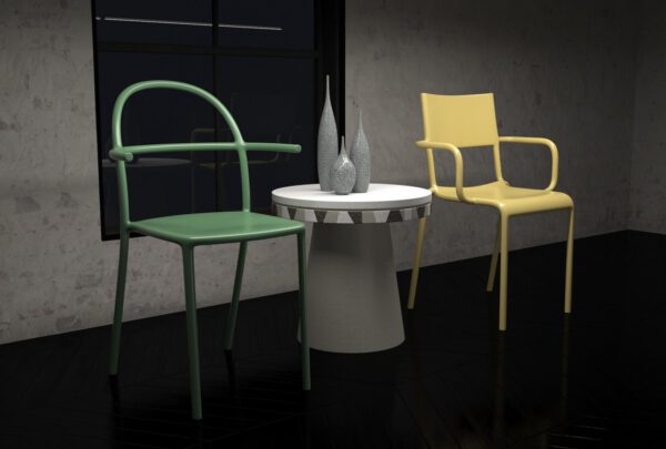 Design Beton Gartentisch Djembe High