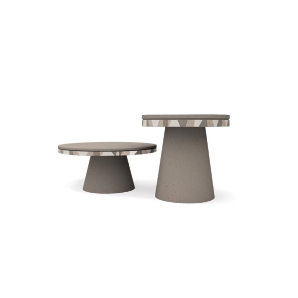 Design Beton Gartentisch Djembe High