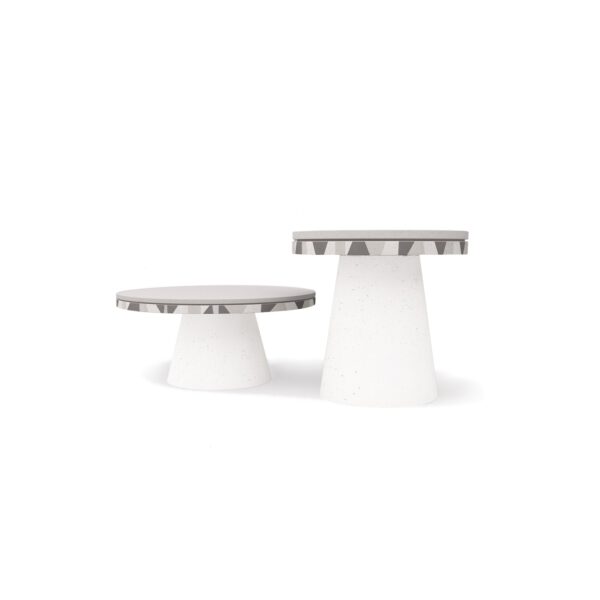 Design Beton Gartentisch Djembe High