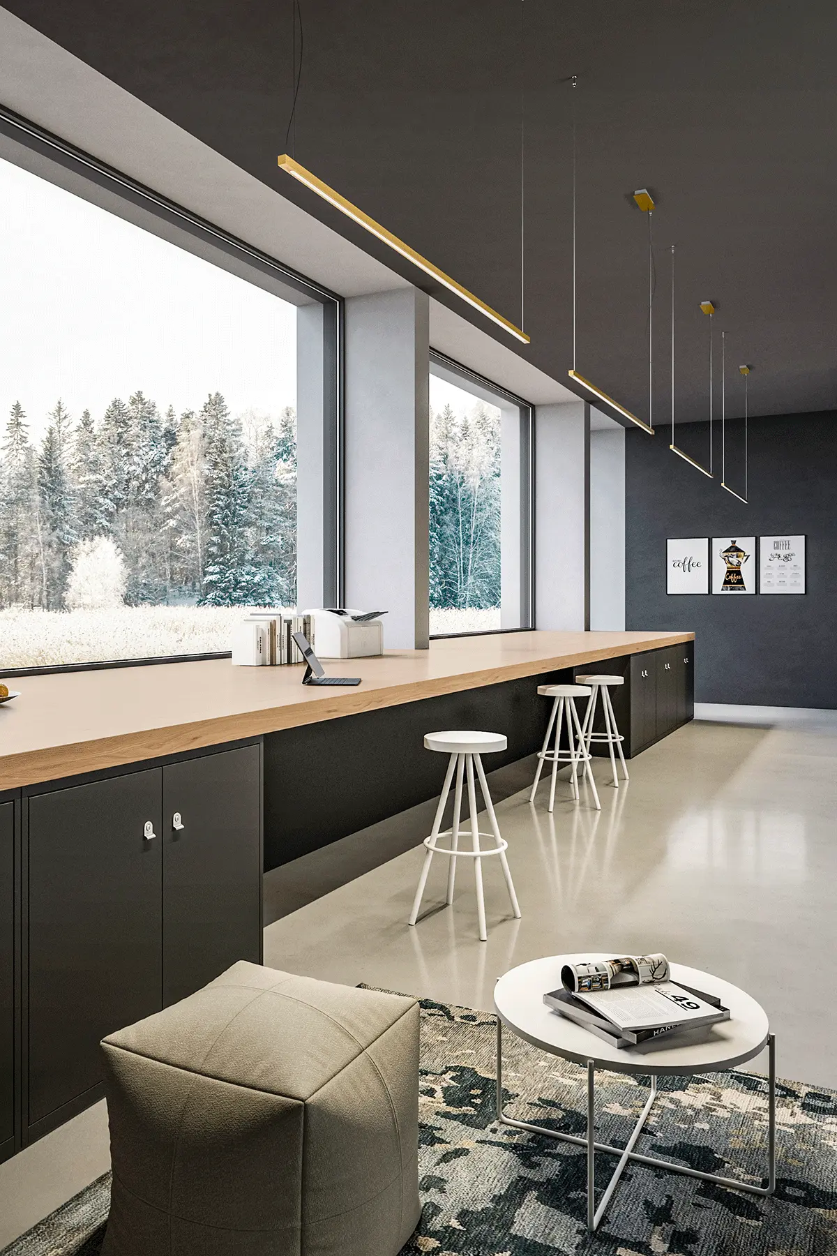 Designer LED Hängeleuchte Tratto Linear Zava Luce – Bild 2