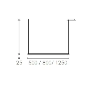 Designer LED Hängeleuchte Tratto Linear Zava Luce – Bild 5