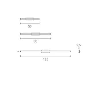 Designer LED -Wandleuchte Tratto Linear Wall Zava Luce – Bild 3