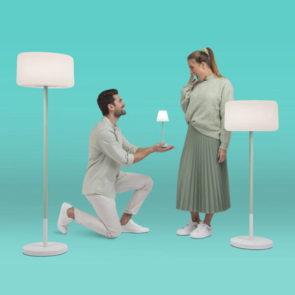Moderne LED Akku-Tischleuchte Lola 30 Newgarden