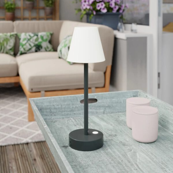 Moderne LED Akku-Tischleuchte Lola 30 Newgarden