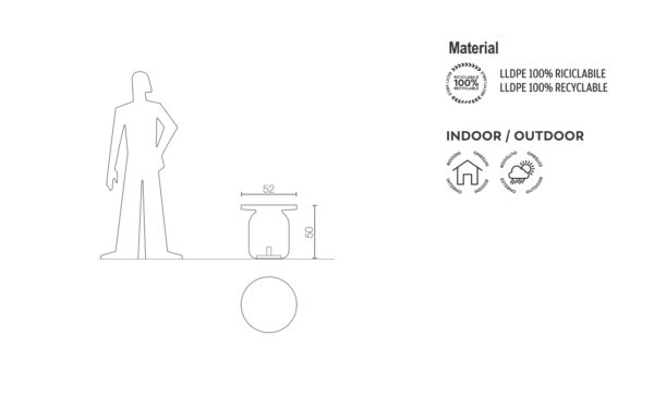 Design Juju Moleskin Indoor – Outdoor Serralunga