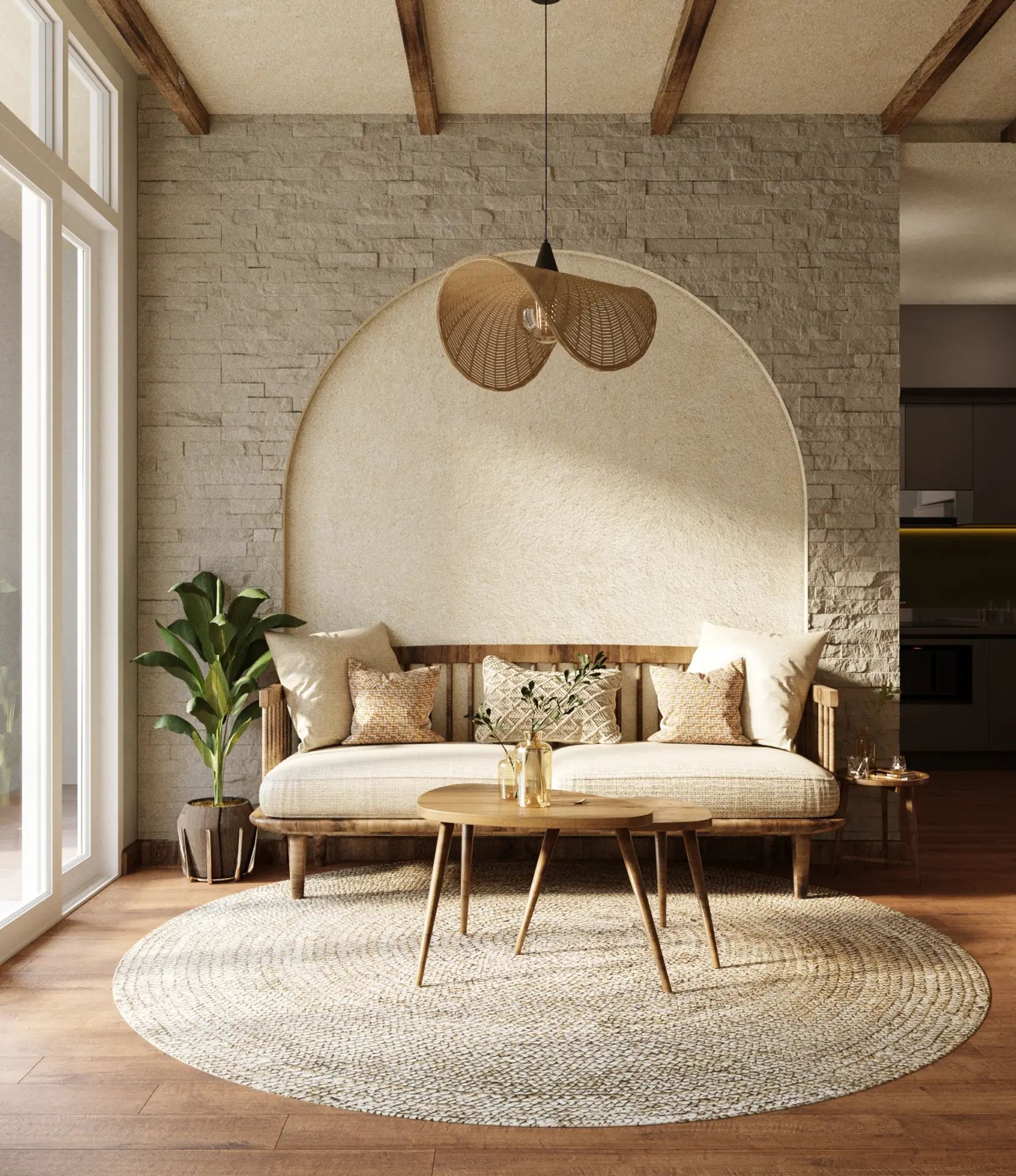 Stylische Hängeleuchte Koschi I – Bild 3
