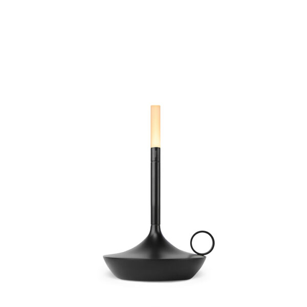 Moderne  LED Akku-Tischleuchte Wick S Graypants