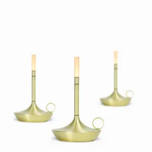 Moderne  LED Akku-Tischleuchte Wick S Graypants – Bild 5
