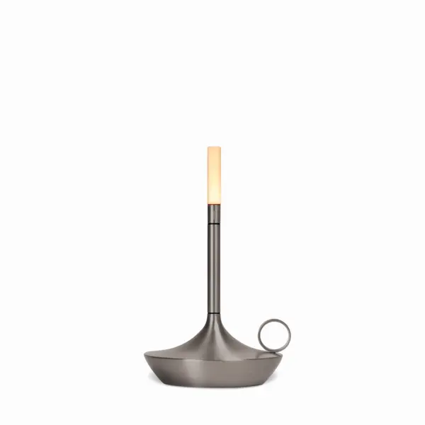 Moderne  LED Akku-Tischleuchte Wick S Graypants