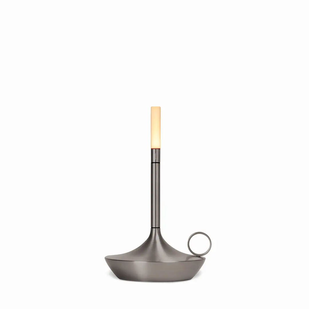 Moderne  LED Akku-Tischleuchte Wick S Graypants – Bild 7