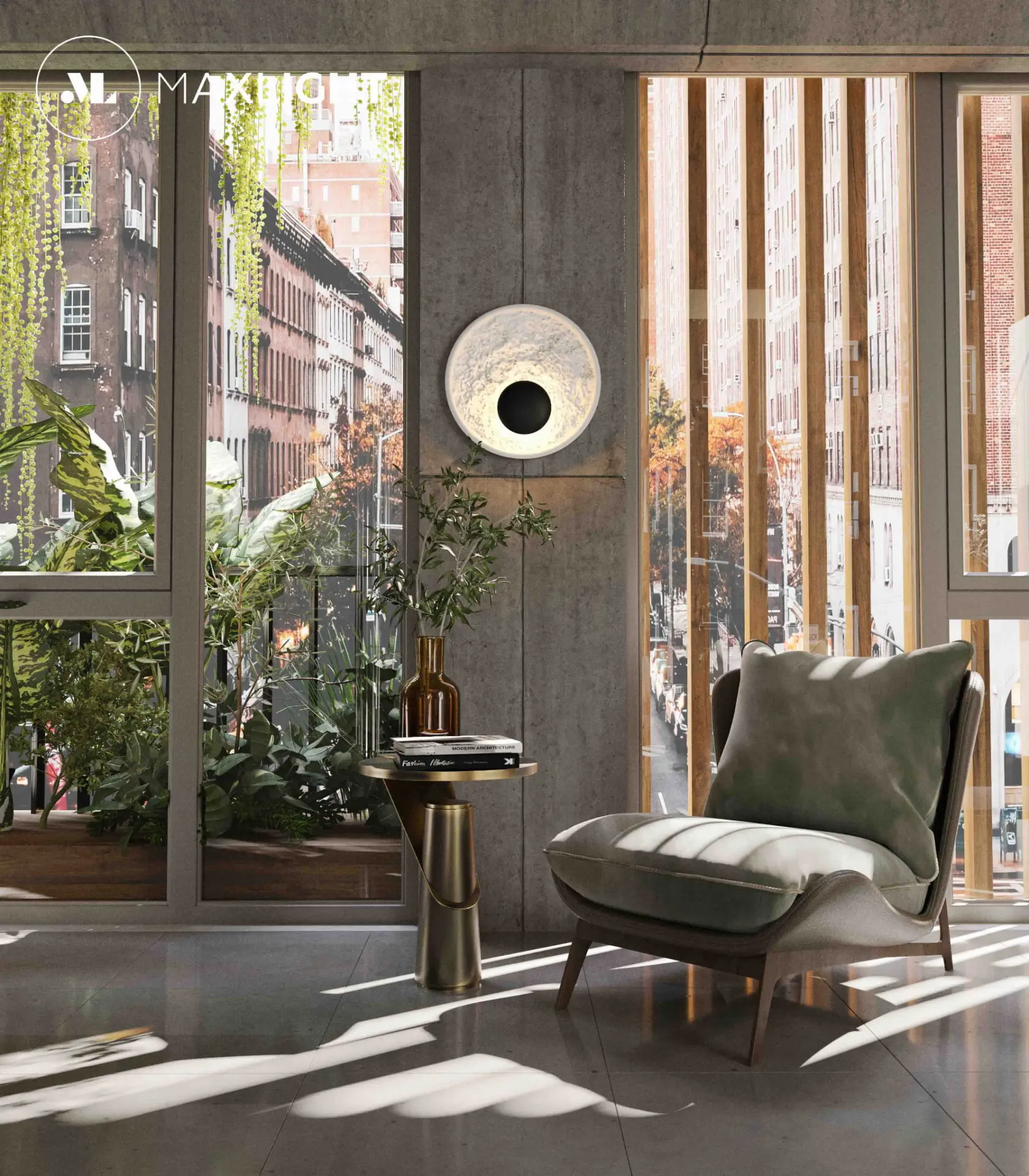 Moderne LED-Wandleuchte Oyaka – Bild 3