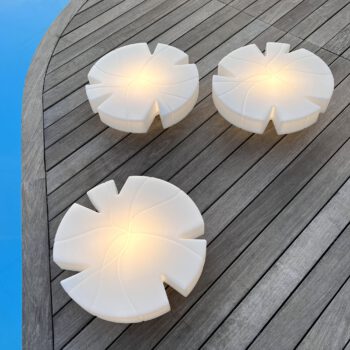 Design LED-Tisch/Stehlampe Fiore di Loto IP67  Indoor – Outdoor Serralunga