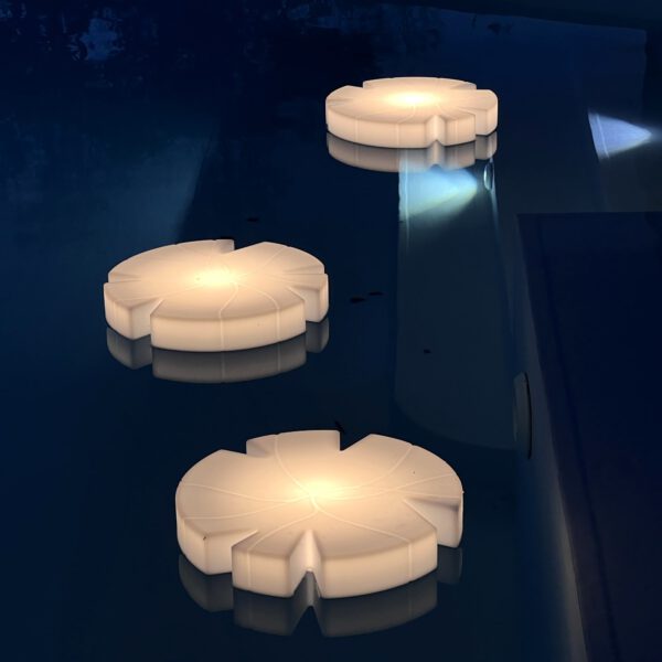 Design LED-Tisch/Stehlampe Fiore di Loto IP67  Indoor – Outdoor Serralunga