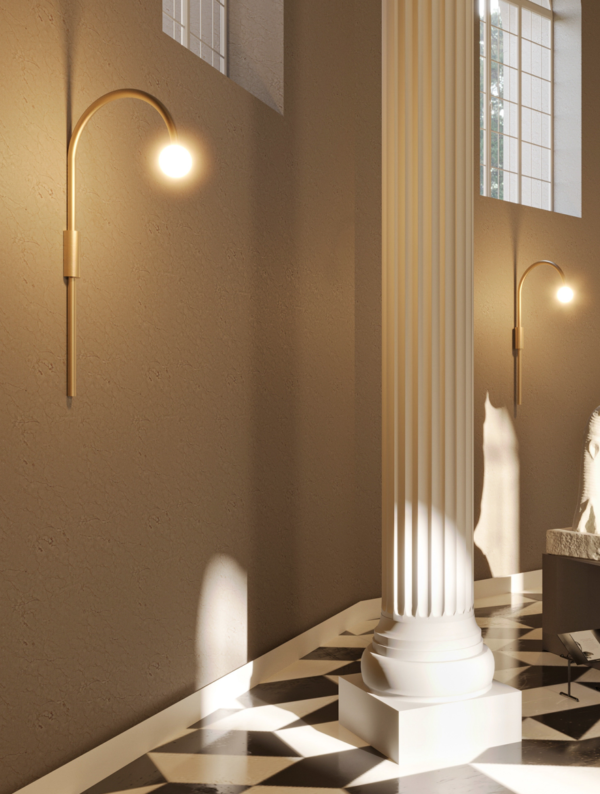 Moderne LED-Wandleuchte Enigma