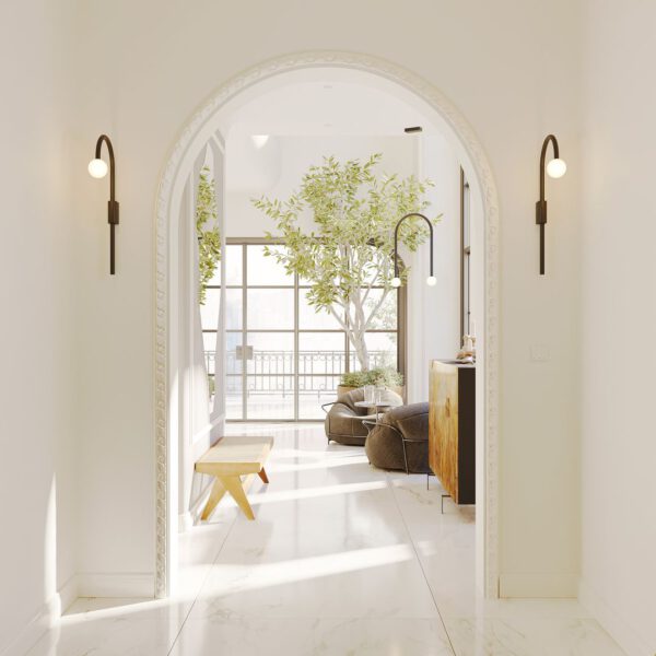 Moderne LED-Wandleuchte Enigma