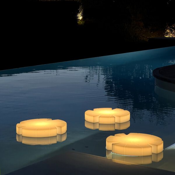 Design LED-Tisch/Stehlampe Fiore di Loto IP67  Indoor – Outdoor Serralunga