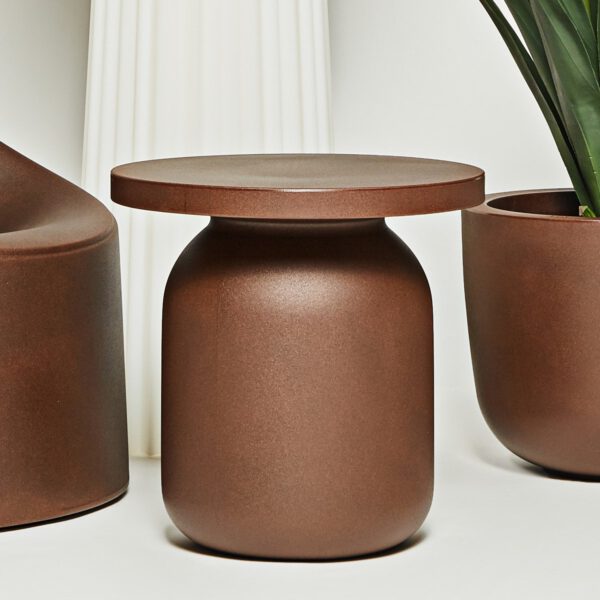 Design Beistelltisch Juju Corten Indoor – Outdoor Serralunga