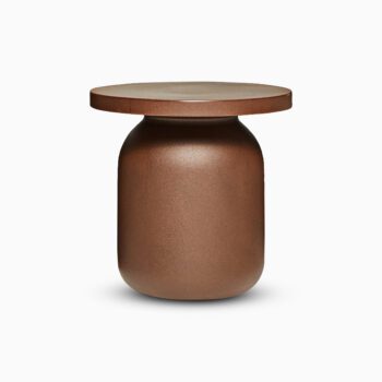 Design Beistelltisch Juju Corten Indoor – Outdoor Serralunga