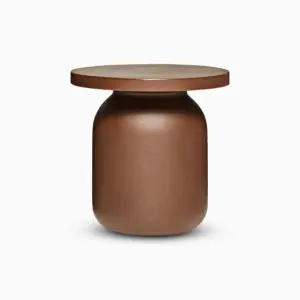 Design Beistelltisch Juju Corten Indoor – Outdoor Serralunga
