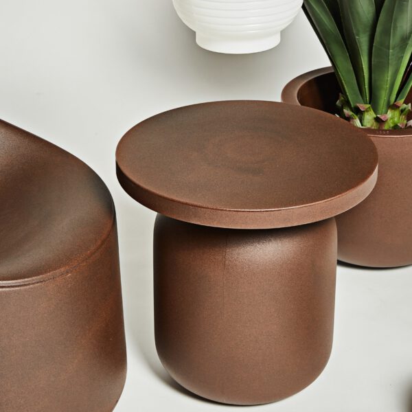 Design Beistelltisch Juju Corten Indoor – Outdoor Serralunga