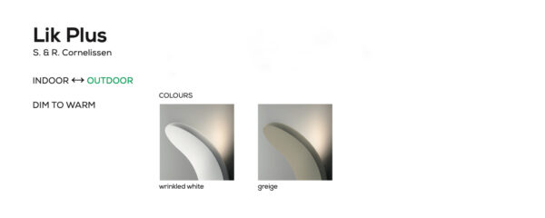 Minimalistische LED-Wandleuchte Lik Plus Indoor - Outdoor Axolight