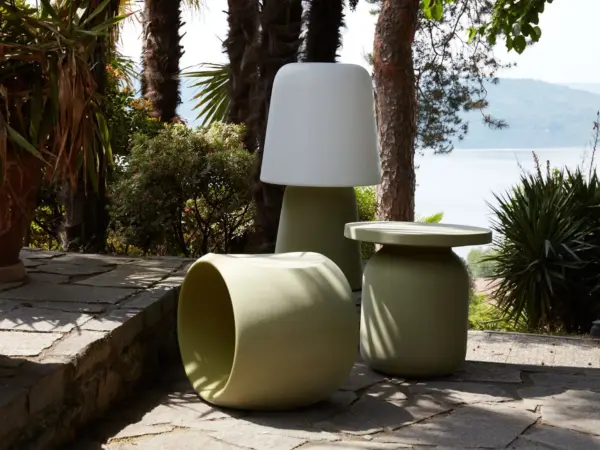 Moderne Stehlampe Pic-Nic Moleskin Indoor – Outdoor Serralunga