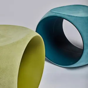 Design Hocker Cero Moleskin Indoor – Outdoor Serralunga – Bild 8