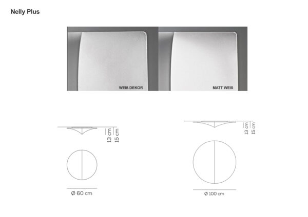 LED Wand-Deckenleuchte Nelly Plus Axolight