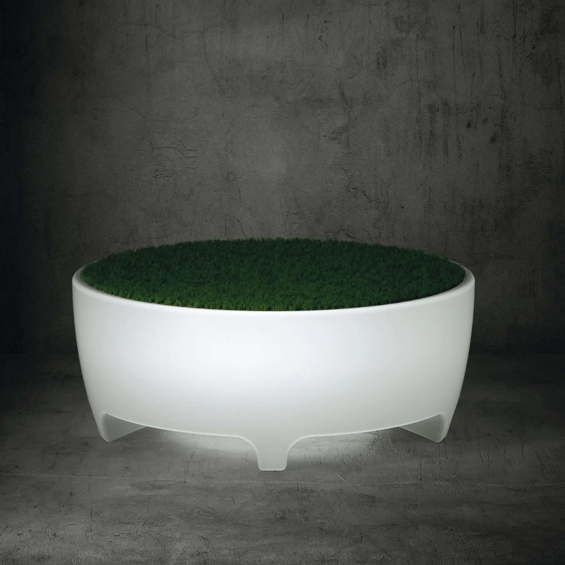 Modern Tisch Oasis mit Licht Indoor – Outdoor Serralunga – Bild 1