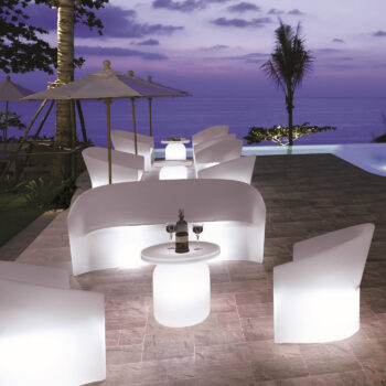 Design Beistelltisch Juju mit Licht Indoor – Outdoor Serralunga