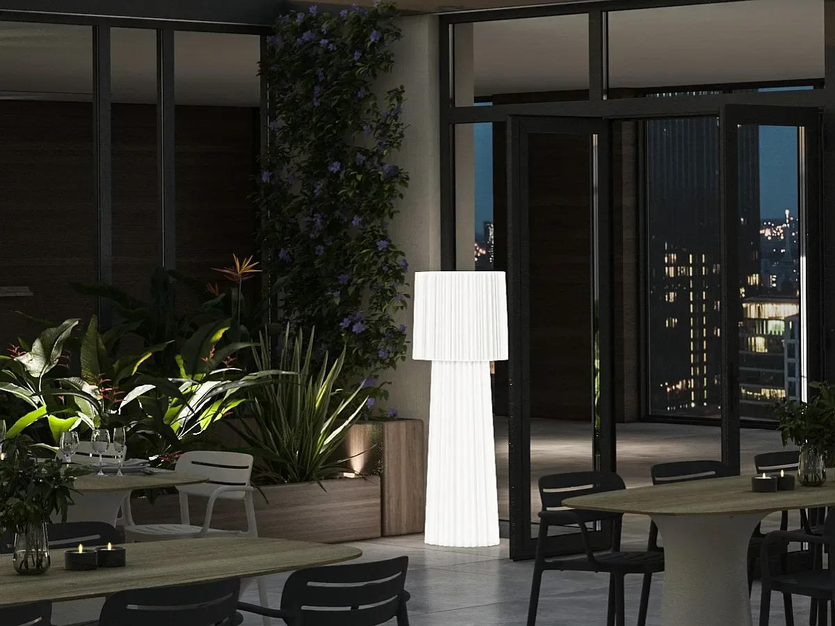 Design Stehlampe Ruffle Indoor – Outdoor Serralunga – Bild 5
