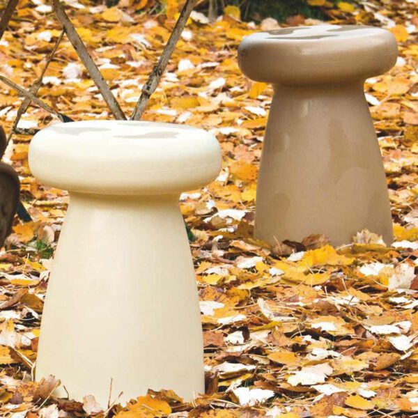 Design Hocker Porcino Indoor – Outdoor mit Muster Serralunga