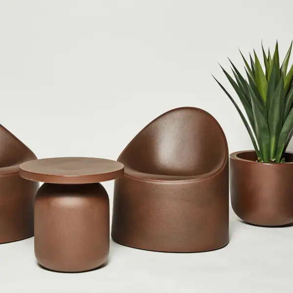 Design Stuhl Bay Corten Indoor – Outdoor Serralunga