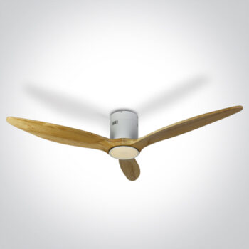 LED-Deckenventilator Brise mit Ventilatorblätter aus Holz