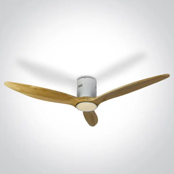 LED-Deckenventilator Brise mit Ventilatorblätter aus Holz