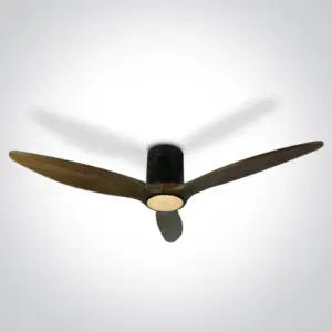 LED-Deckenventilator Brise mit Ventilatorblätter aus Holz – Bild 3