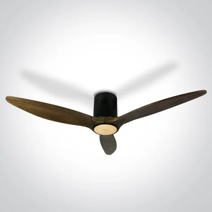 LED-Deckenventilator Brise mit Ventilatorblätter aus Holz – Bild 3