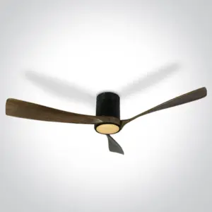 LED-Deckenventilator Loco mit Ventilatorblätter aus Holz – Bild 1